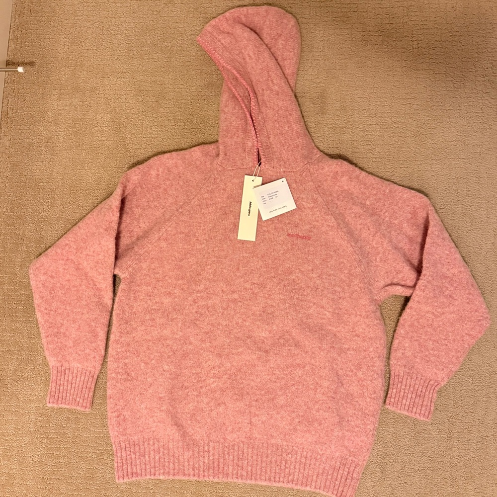 Madhappy Shetland Wool Blush Pink Confetti Hoodie large
